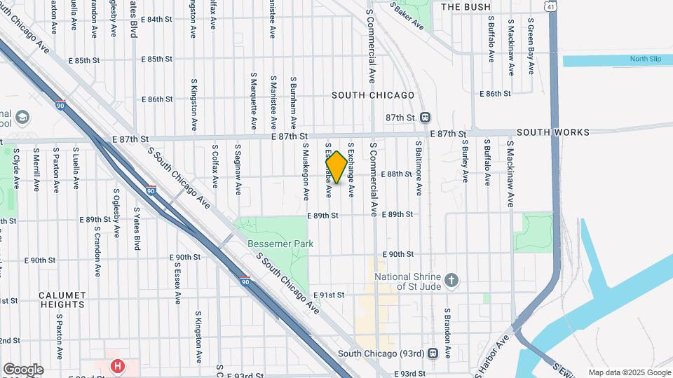 8819 S Escanaba Ave Map and Location Details