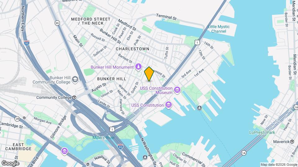 42 Chestnut St, Unit PH Mapa y Detalles de la Ubicación