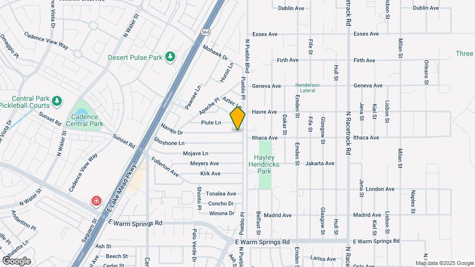 252 Navajo Dr Map and Location Details