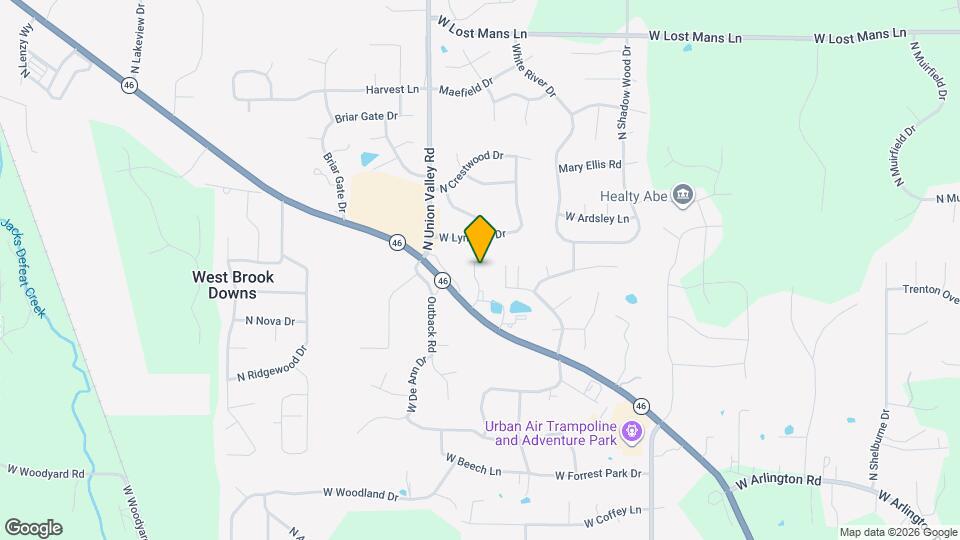 4342 N Cypress Ln Map and Location Details