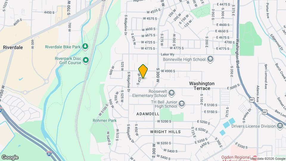 4960 S 425 W Map and Location Details