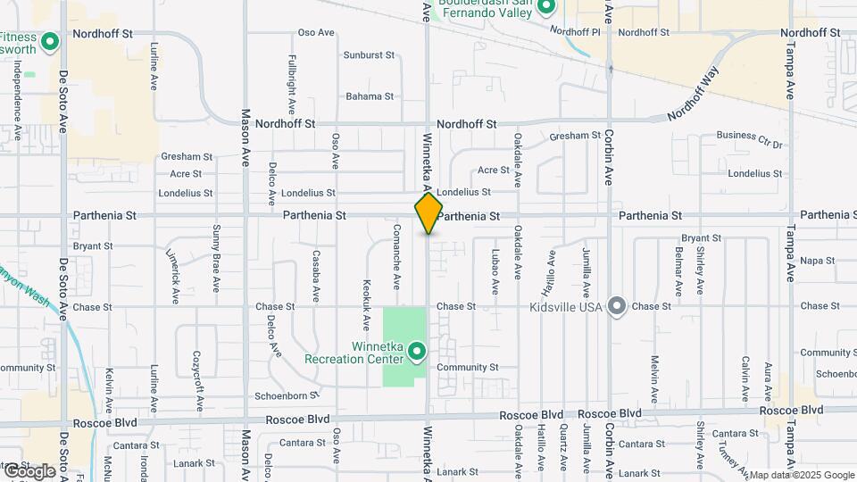 8648 Winnetka Ave Map and Location Details