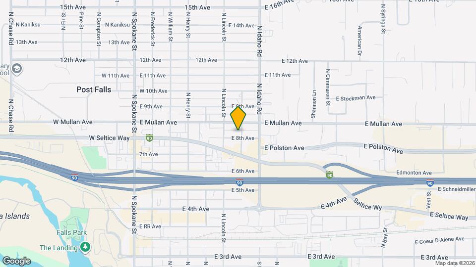 801 N Brigger St Map and Location Details