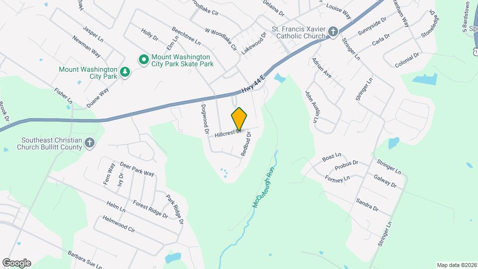 235 Hillcrest Dr Map and Location Details