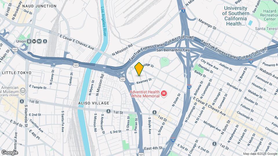 1334 Pennsylvania Ave, Unit B Map and Location Details