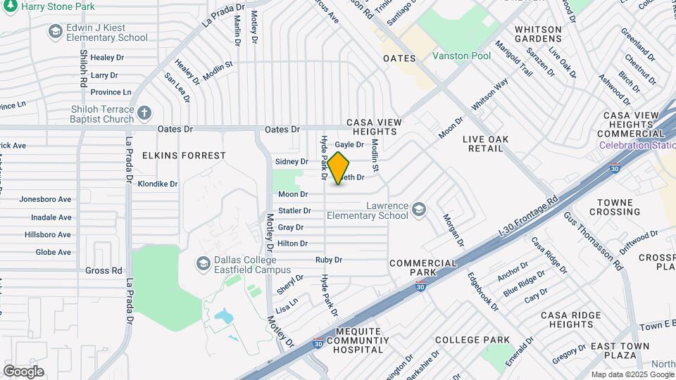 3525 Moon Dr Map and Location Details