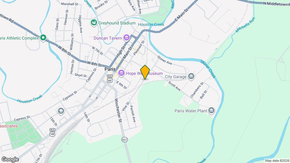 552 Vine St Map and Location Details