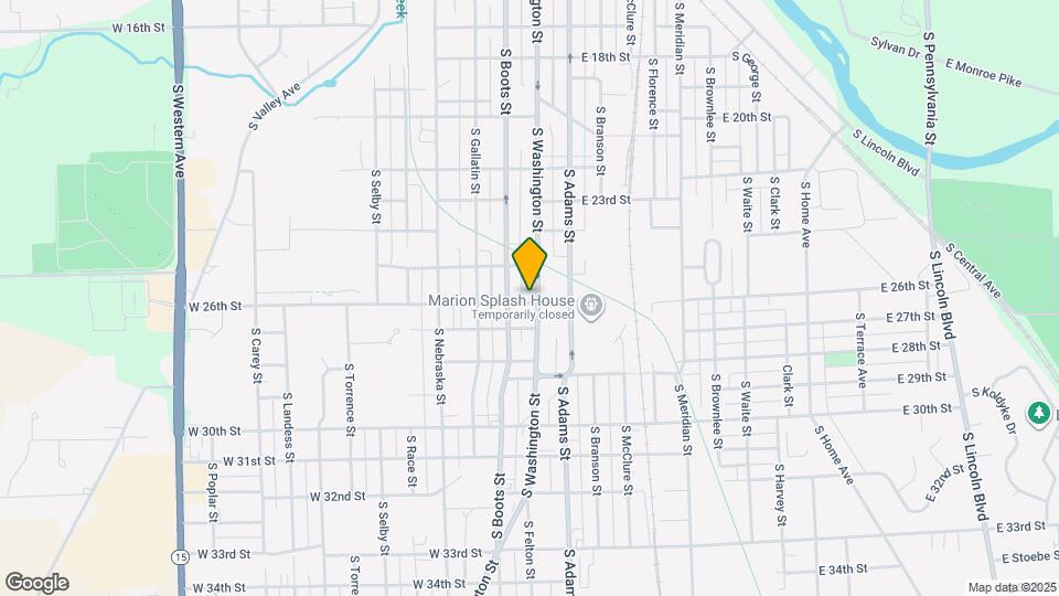 2524 S Washington St Map and Location Details