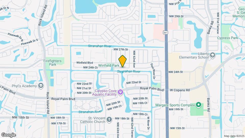 6318 NW 24th Ct Map and Location Details