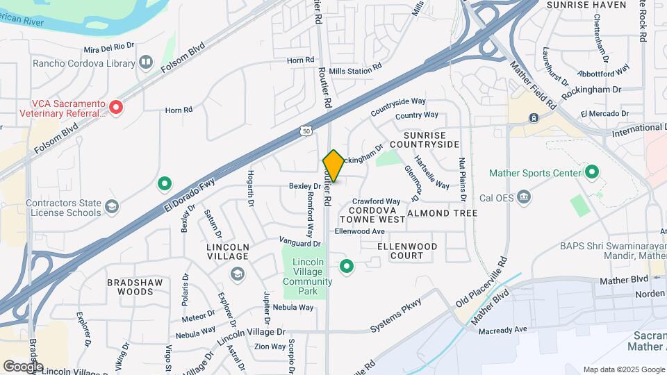 3329 Routier Rd Map and Location Details