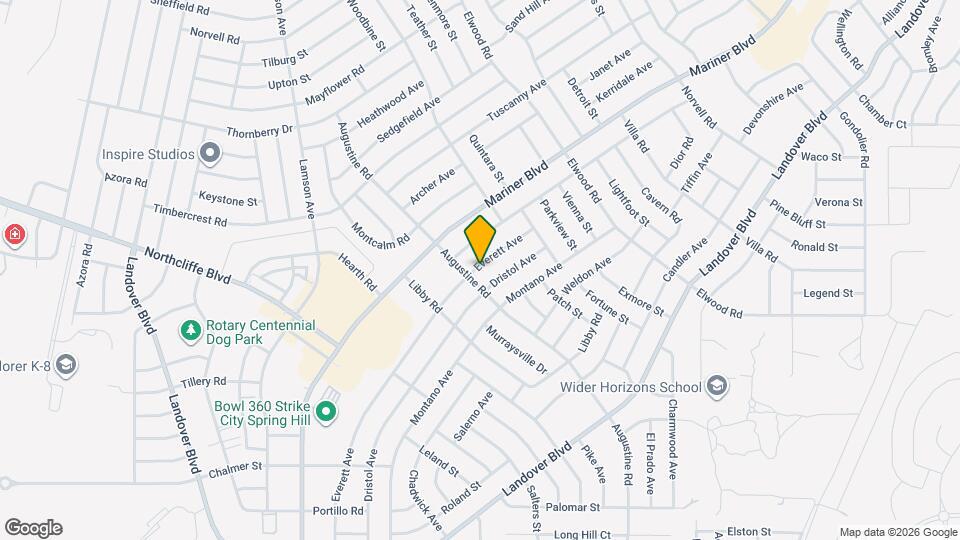 4284 Everett Ave Map and Location Details