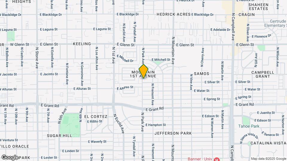 2552 N Park Ave, Unit 2552 Map and Location Details