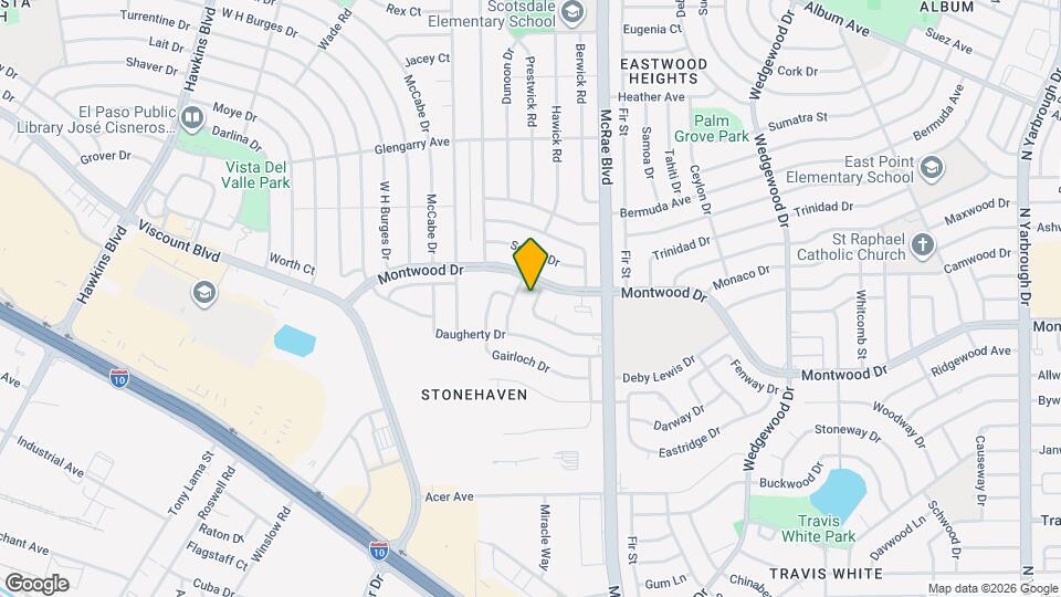 9608 Stonehaven Dr Map and Location Details