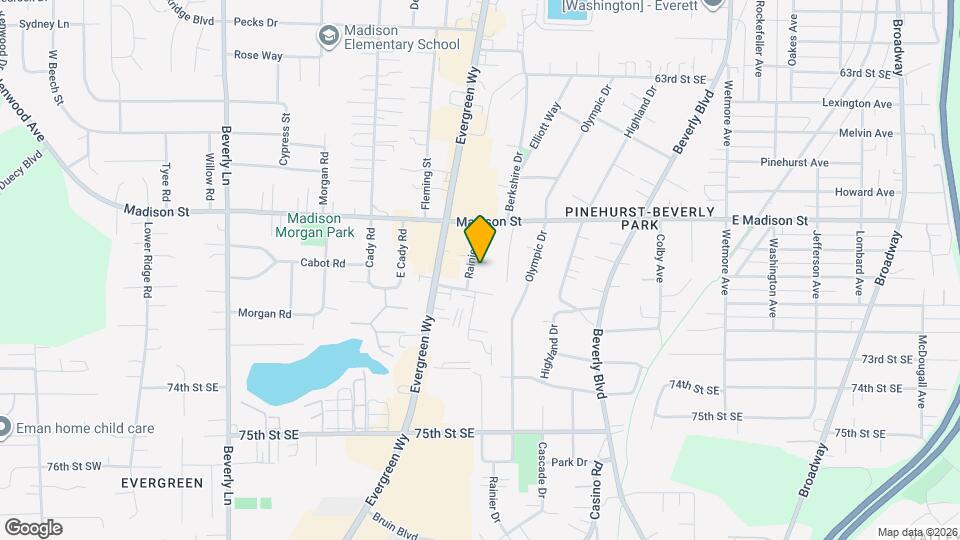 6931 Rainier Dr Map and Location Details