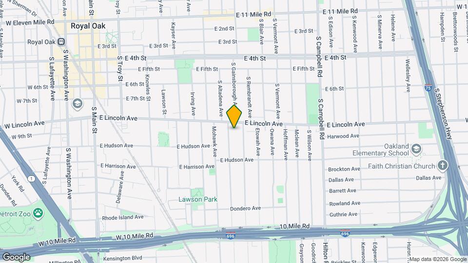 819 Wyandotte Ave Mapa y Detalles de la Ubicación