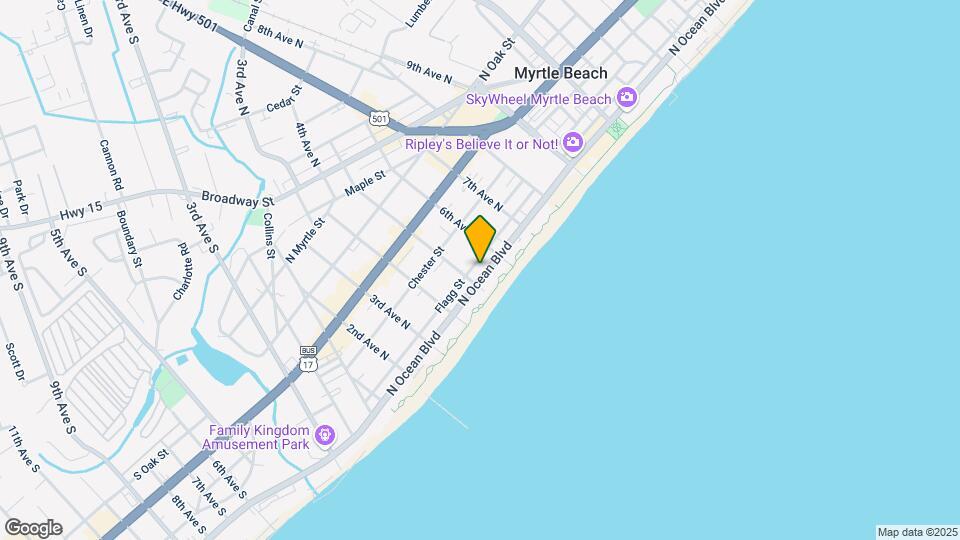 Fifth and Ocean Map and Location Details