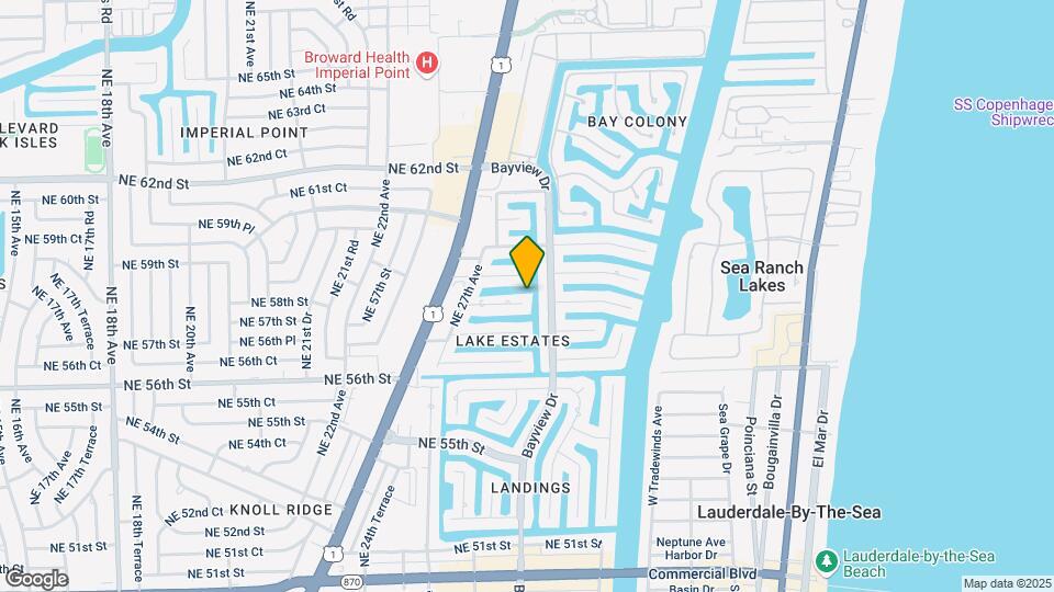 2791 NE 57th Ct Mapa y Detalles de la Ubicación