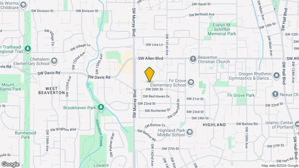 14270 SW Daphne St Map and Location Details