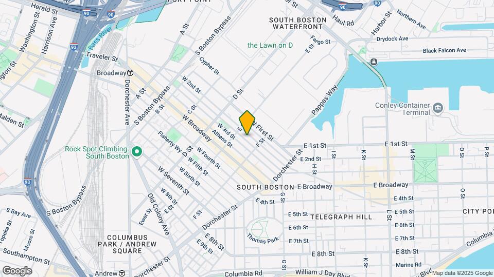 335 W 2nd St, Unit 1 Map and Location Details