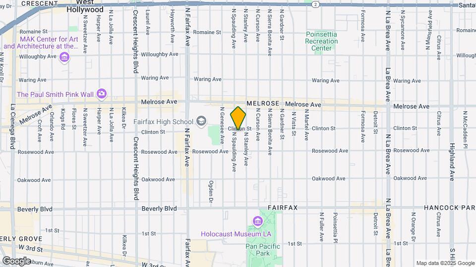 542 N Spaulding Ave Map and Location Details