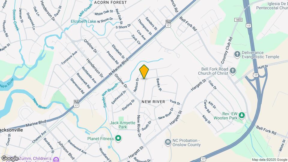 419 New River Dr Mapa y Detalles de la Ubicación