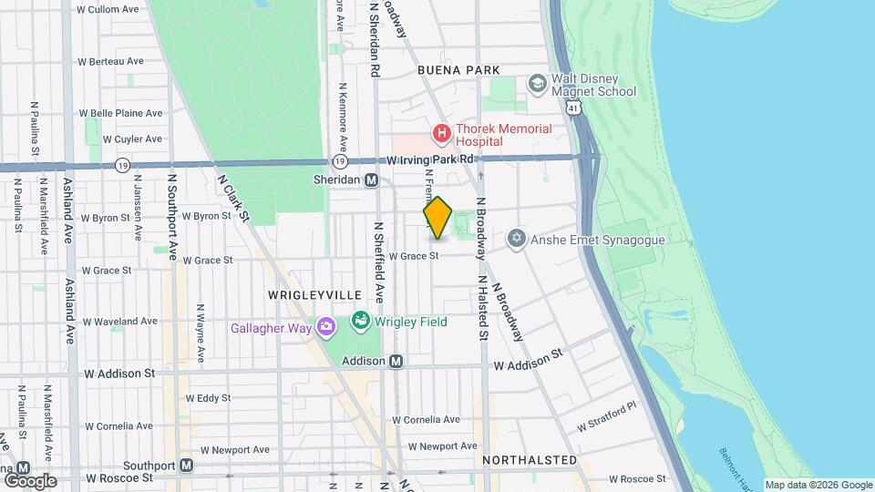 3805 N Fremont St, Unit Apt 2 Map and Location Details