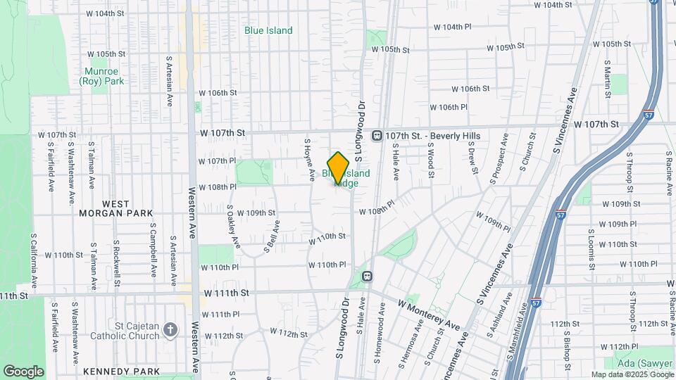 2023-2027 W 108th Pl Map and Location Details