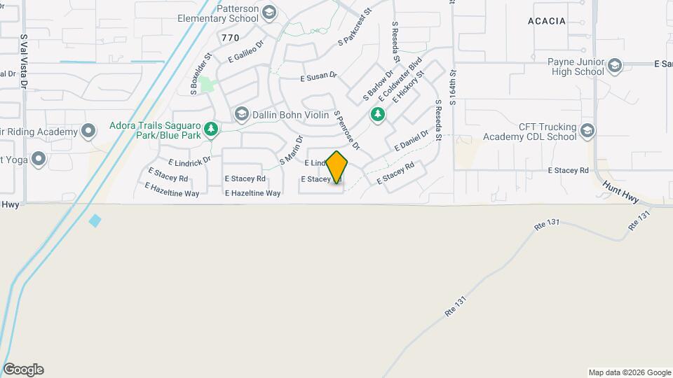 2464 E Hazeltine Way Map and Location Details