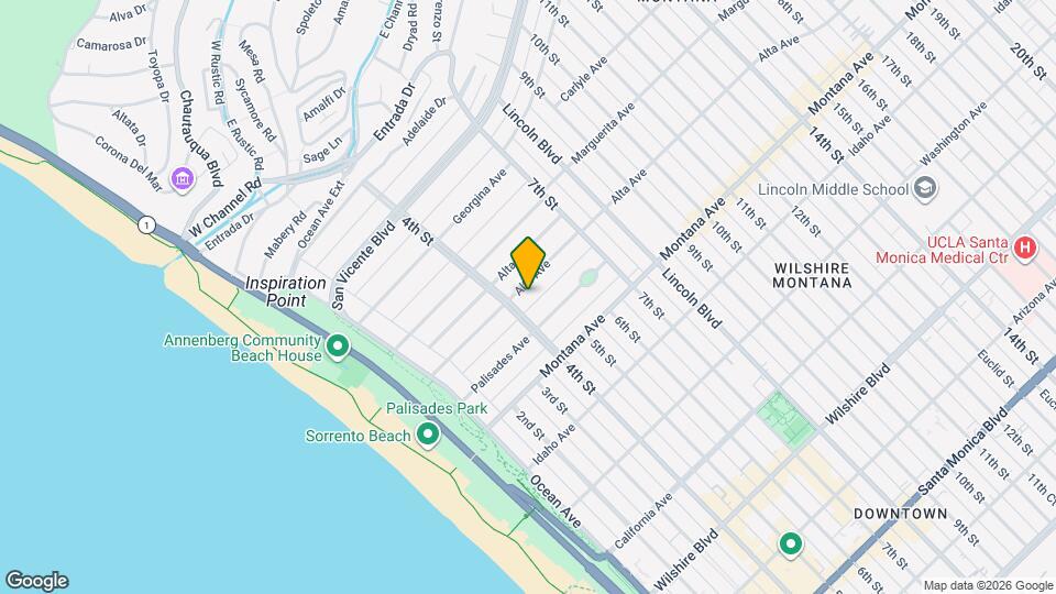 420 Alta Ave Map and Location Details