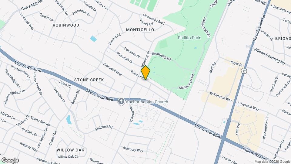 390 Retrac Rd Map and Location Details