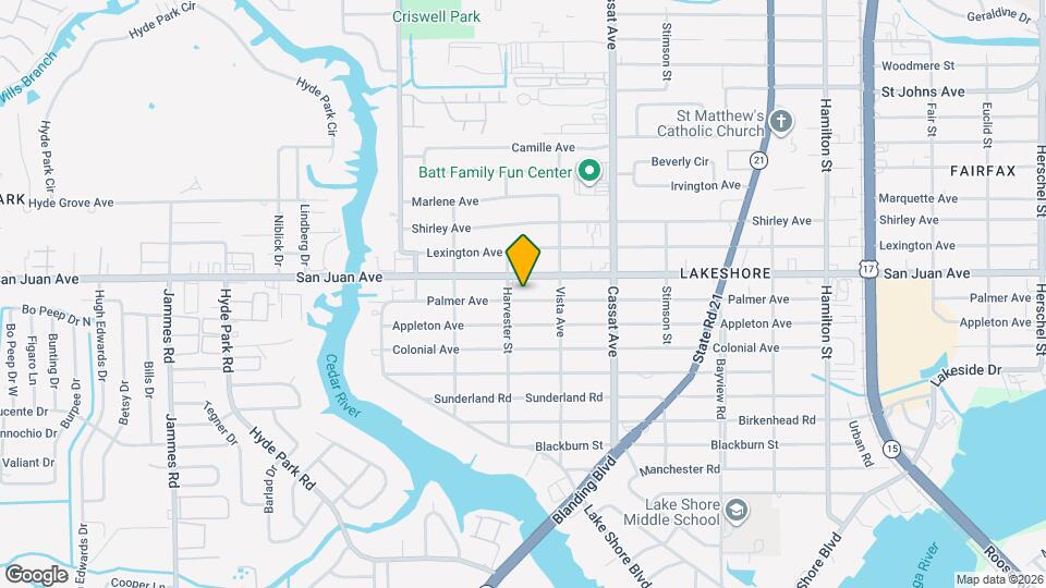 5143 Palmer Ave Map and Location Details