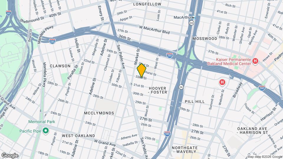 861 32nd St Map and Location Details