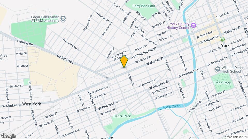 26 N West St Map and Location Details