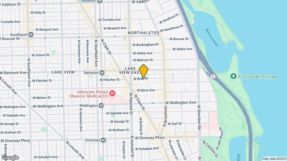 711 W Briar Pl Mapa y Detalles de la Ubicación