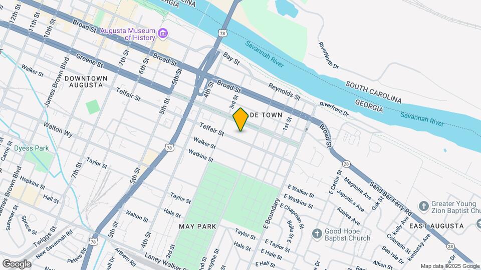 227 Telfair St Map and Location Details