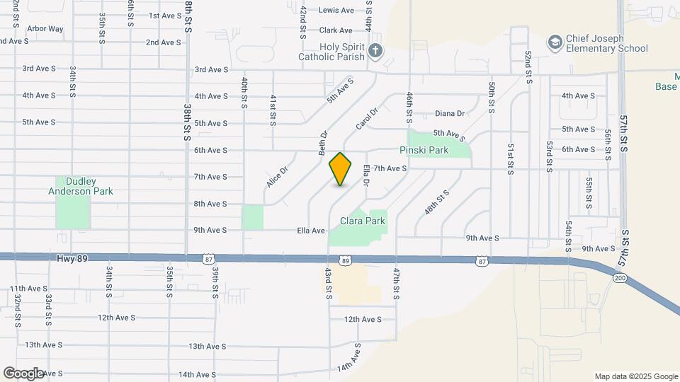 618 Doris Dr Mapa y Detalles de la Ubicación