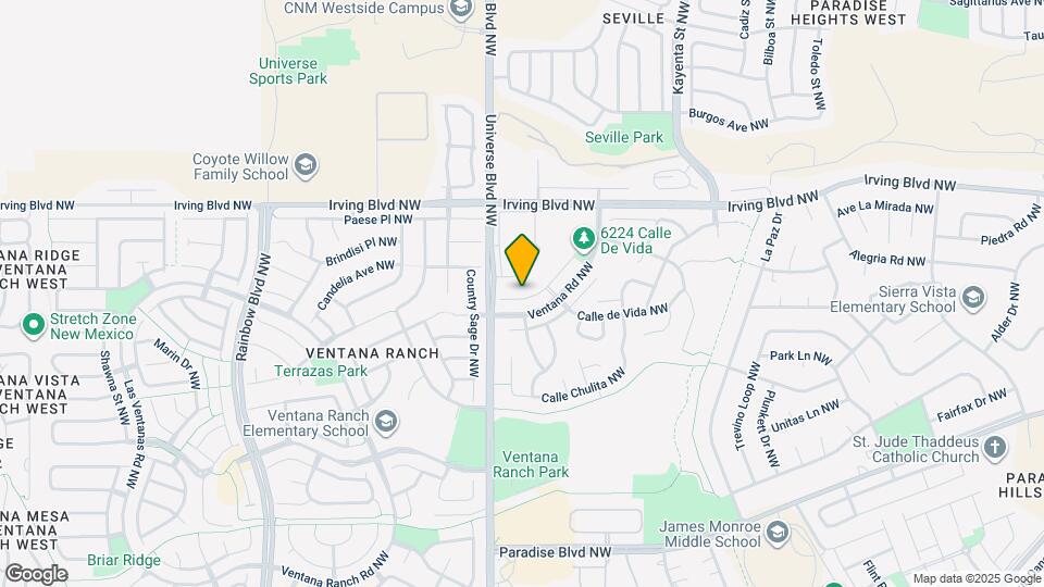 6539 Los Ranchos Rd NW Map and Location Details