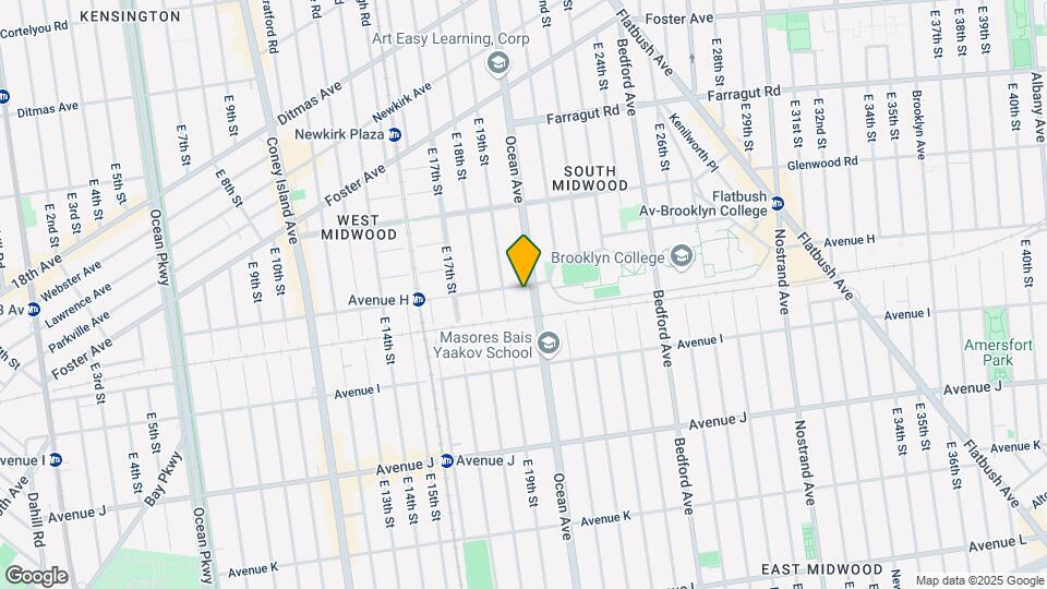 1918 Avenue H Mapa y Detalles de la Ubicación