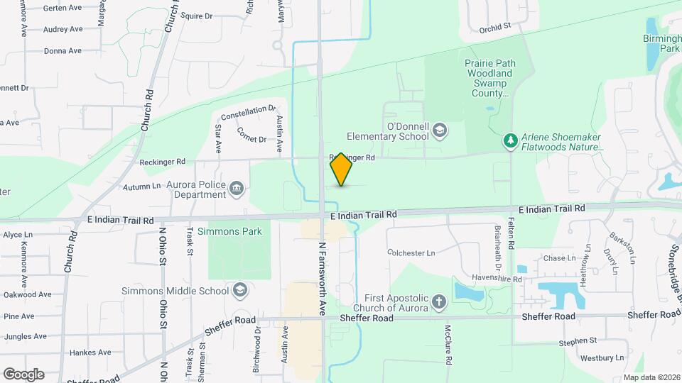 1441 Creek Ave Map and Location Details