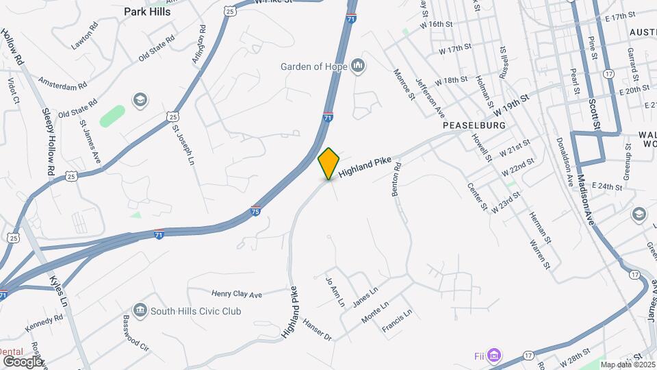 797 Highland Ave Map and Location Details