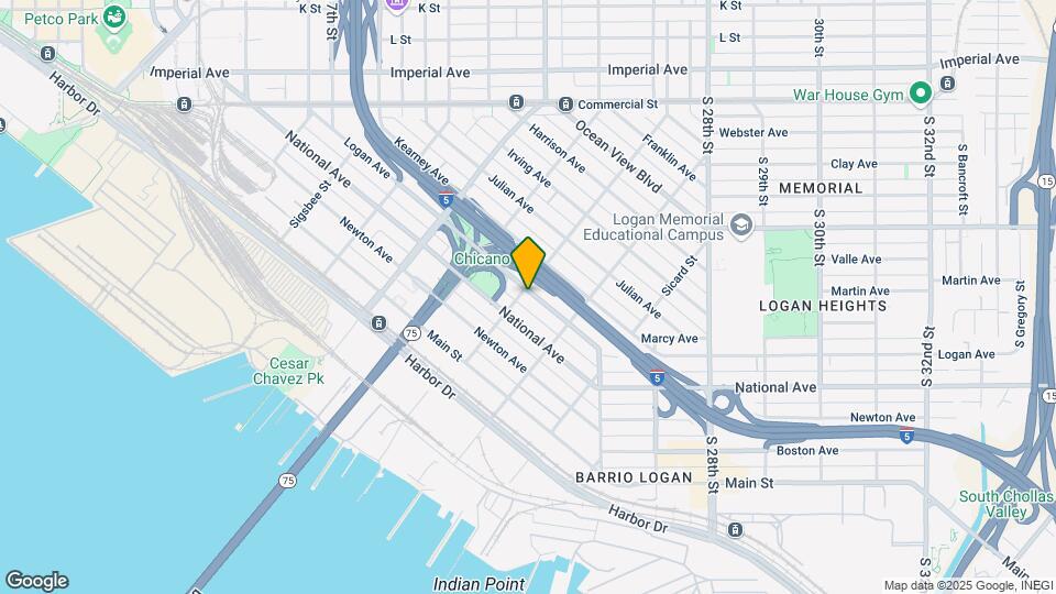 2115 Logan Ave Map and Location Details