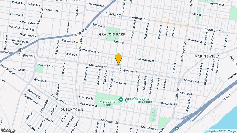 3135 Chippewa St Map and Location Details