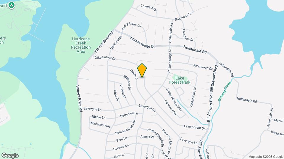 321 Lake Forest Dr Map and Location Details