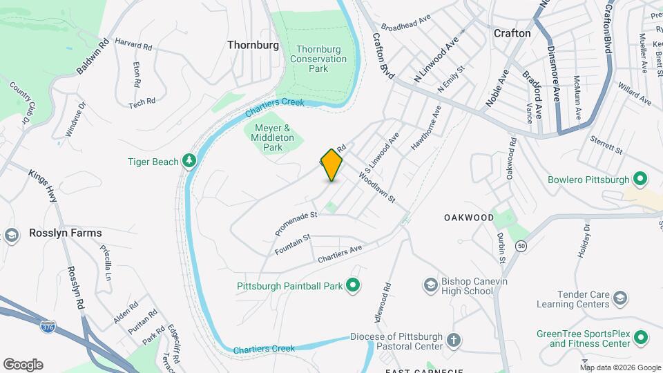 177 S Grandview Ave Map and Location Details