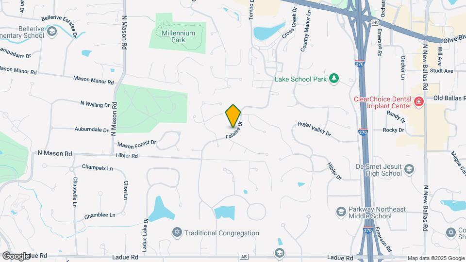 519 Falaise Dr Map and Location Details