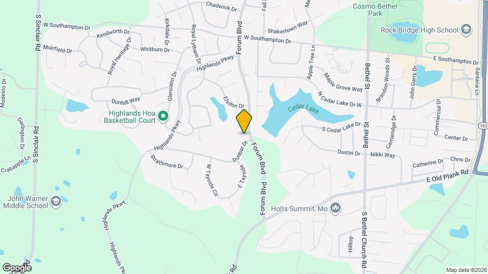 5105 Forum Blvd Map and Location Details