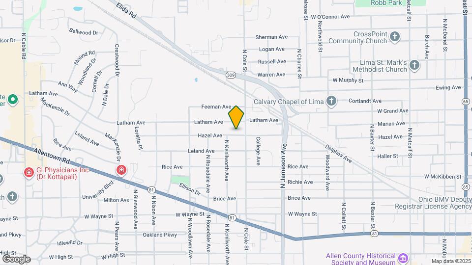 1220 Hazel Ave Mapa y Detalles de la Ubicación