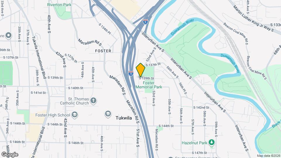 13902 51st Ave S Mapa y Detalles de la Ubicación