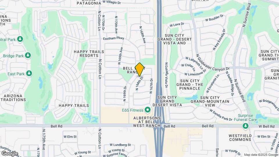 17646 N 168th Dr Map and Location Details