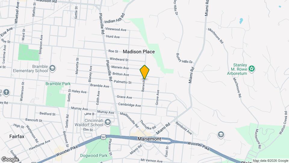 7000 Palmetto St Map and Location Details